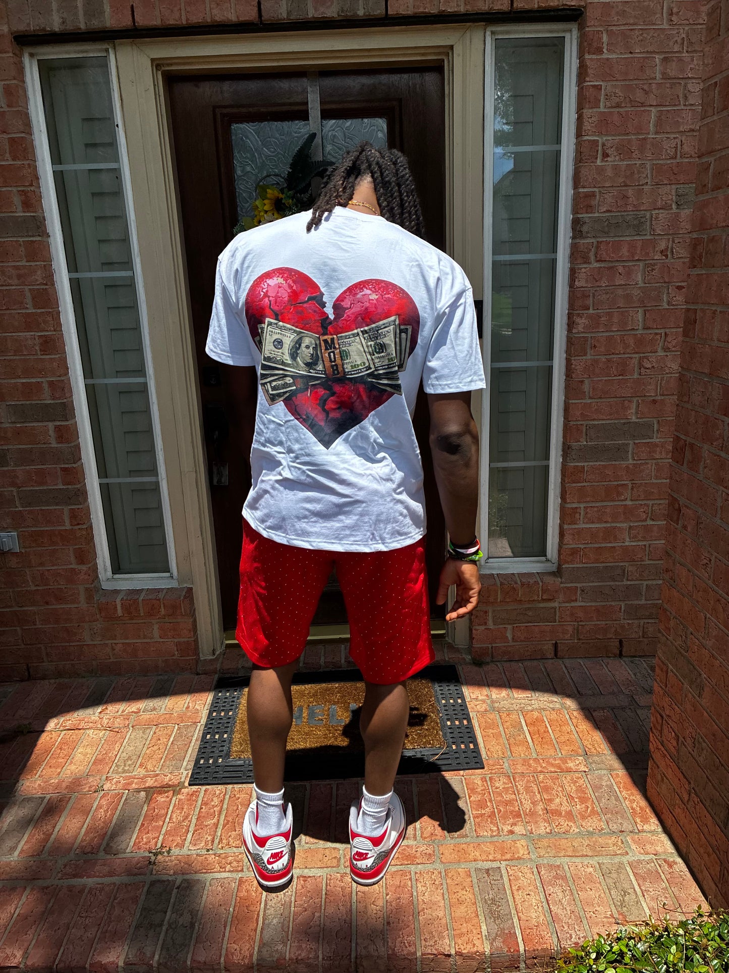 MOTION OVER EMOTION RED TEES