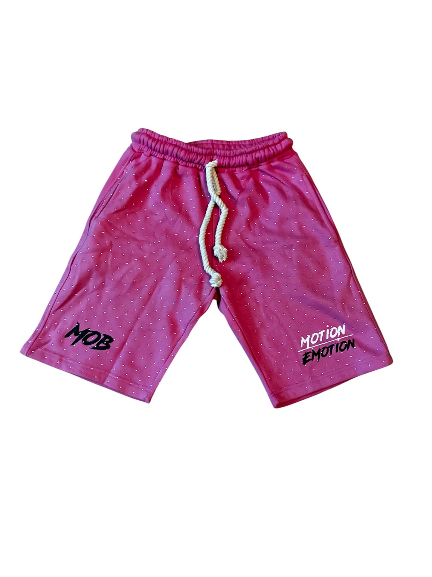 MOTION OVER EMOTION PINK SHORTS