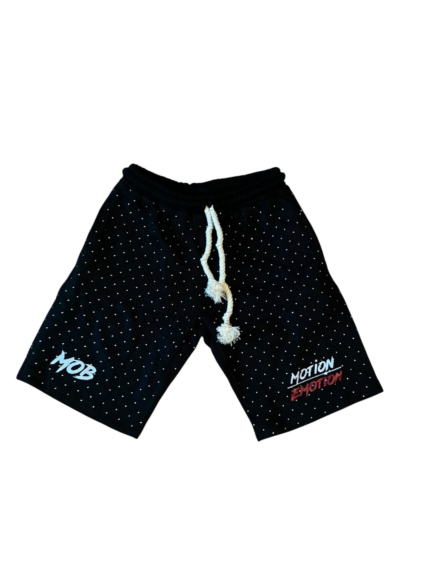 MOTION OVER EMOTION BLACK SHORTS