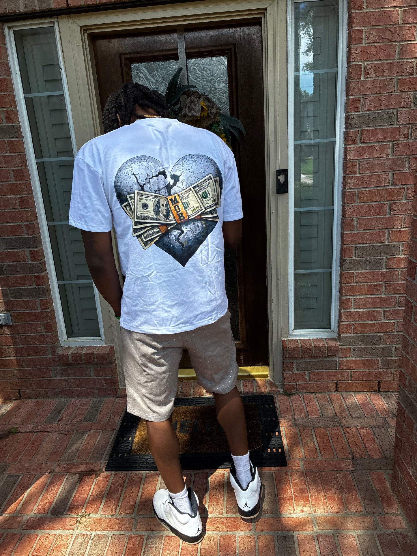 MOTION OVER EMOTION GREY TEE