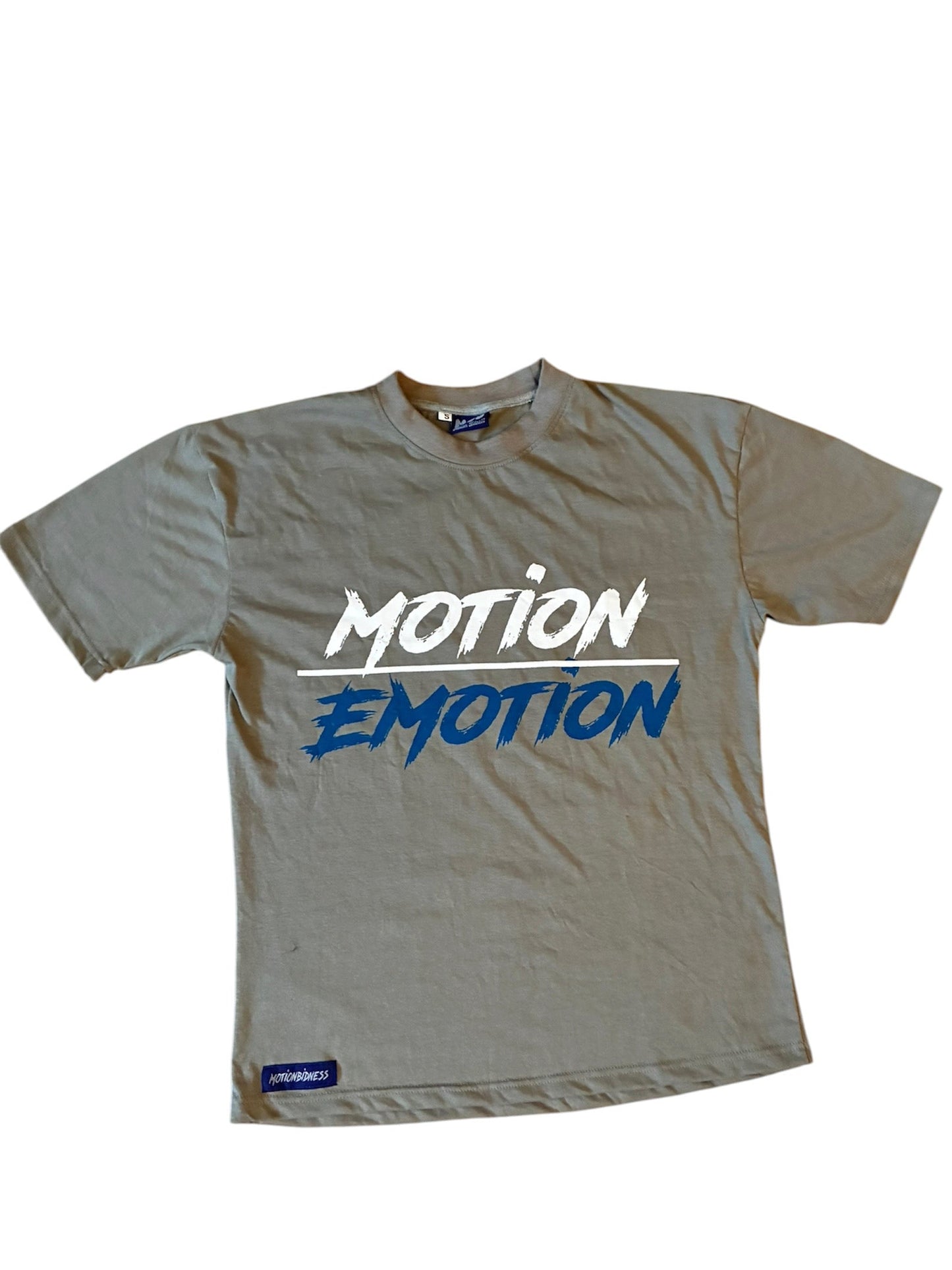 MOTION OVER EMOTION BLUE TEE