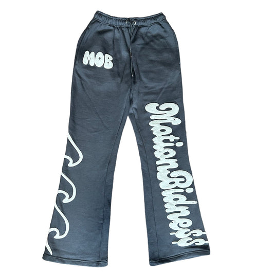MOB GREY FLARED SWEATPANTS